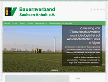 Tablet Screenshot of lbv-sachsenanhalt.de
